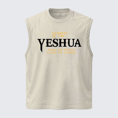 Washed Tank Top -  Yeshua King & Lord