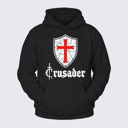 Plush Fleece-Lined Hoodie - Crusader