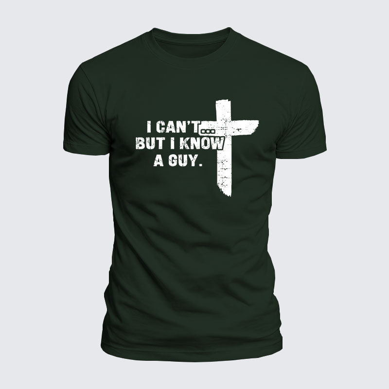 Luxe Mercerized Cotton Tee - I Can't But I Know A Guy