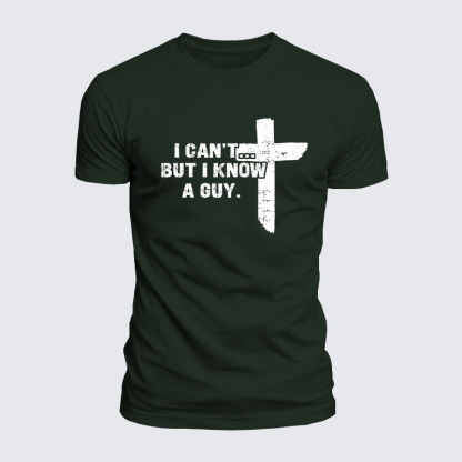 Luxe Mercerized Cotton Tee - I Can't But I Know A Guy