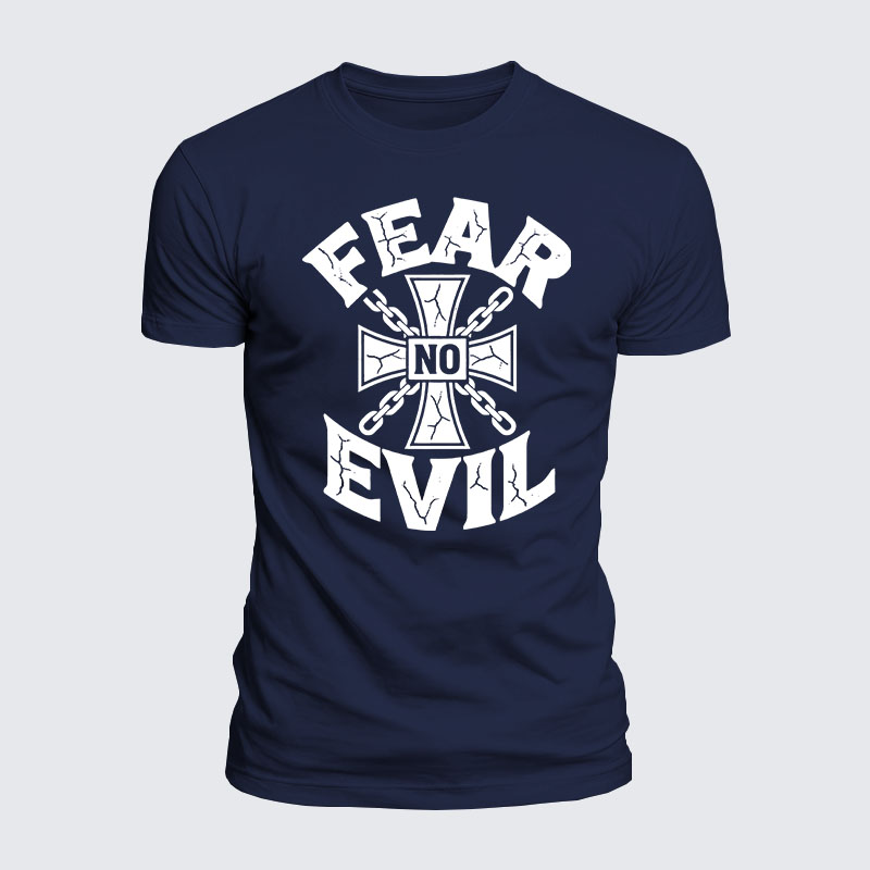 Luxe Mercerized Cotton Tee - Fear No Evil