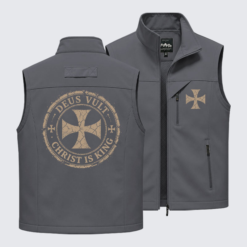 Deus Vult Christ Is King Outdoor Quick-dry Vest