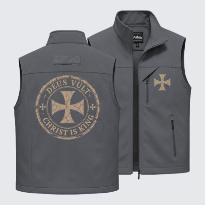 Deus Vult Christ Is King Outdoor Quick-dry Vest