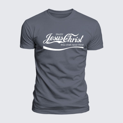 Luxe Mercerized Cotton Tee - Enjoy Jesus