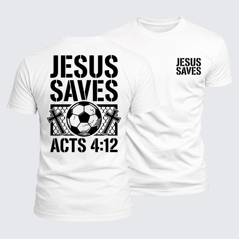Luxe Mercerized Cotton Tee -  Jesus Saves