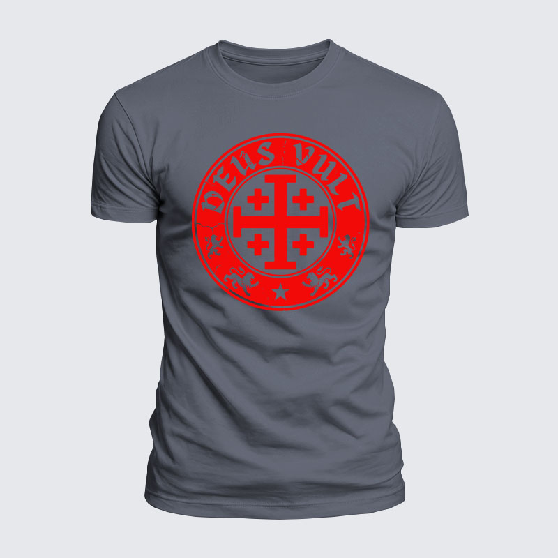 Luxe Mercerized Cotton Tee - Deus Vult 