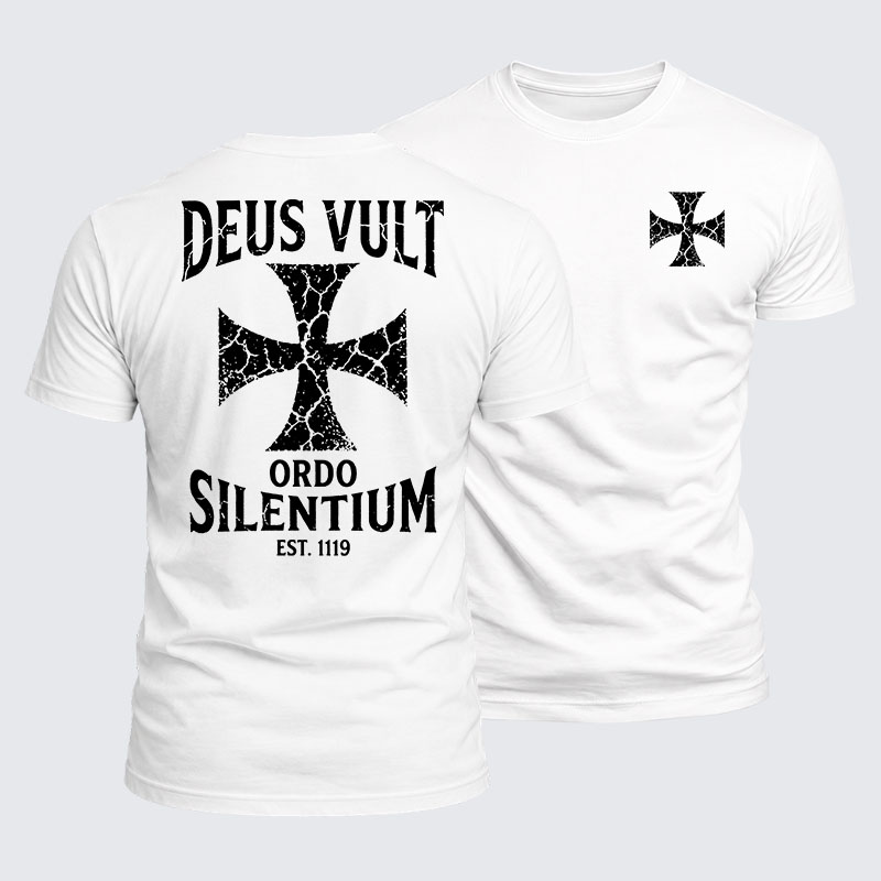 Luxe Mercerized Cotton Tee - Deus Vult