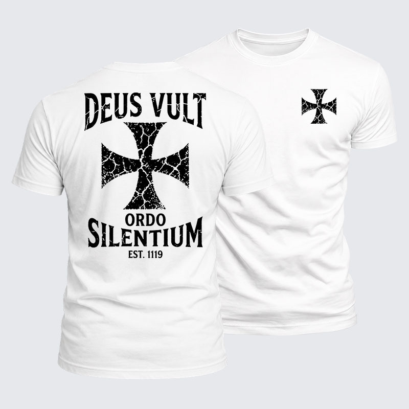 Luxe Mercerized Cotton Tee - Deus Vult