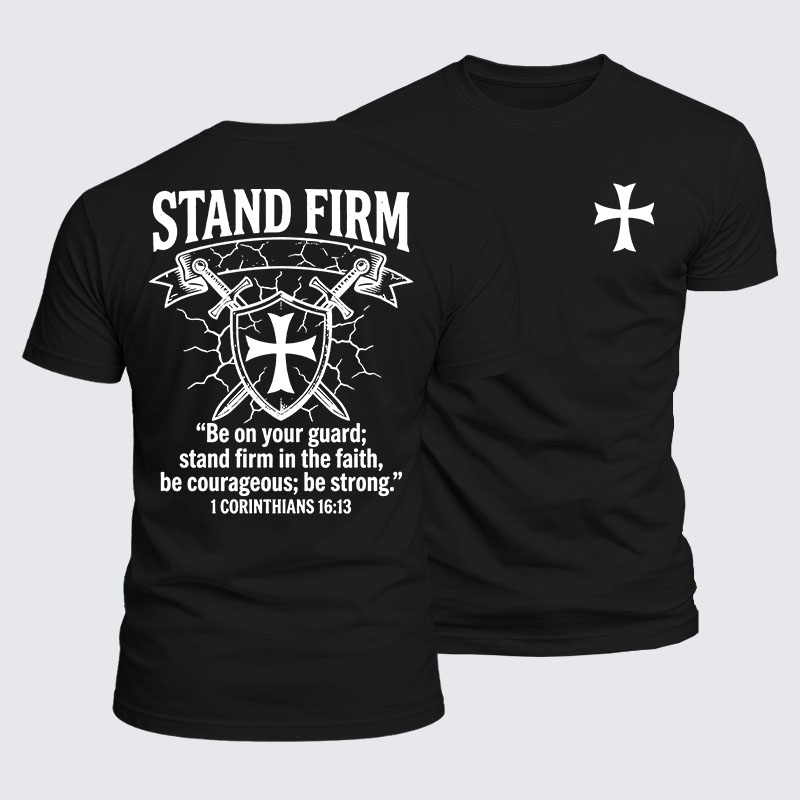 Luxe Mercerized Cotton Tee - Stand Firm