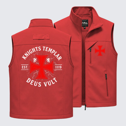 Knights Templar Deus Vult Outdoor Quick-dry Vest