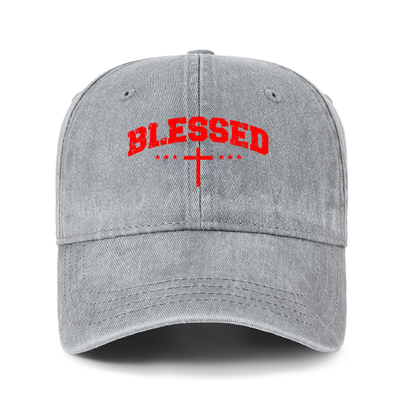 Heritage Washed Cap - Blessed Cross