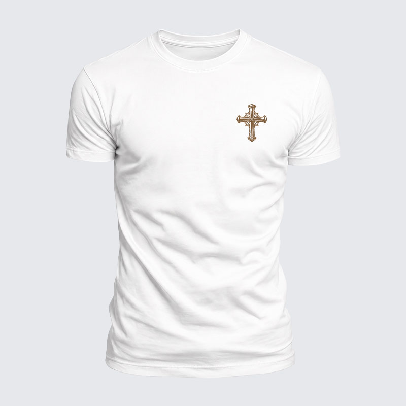 Luxe Mercerized Cotton Tee - Cross