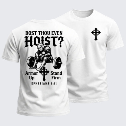 Heavyweight Cotton Tee - Dost Thou Even Hoist