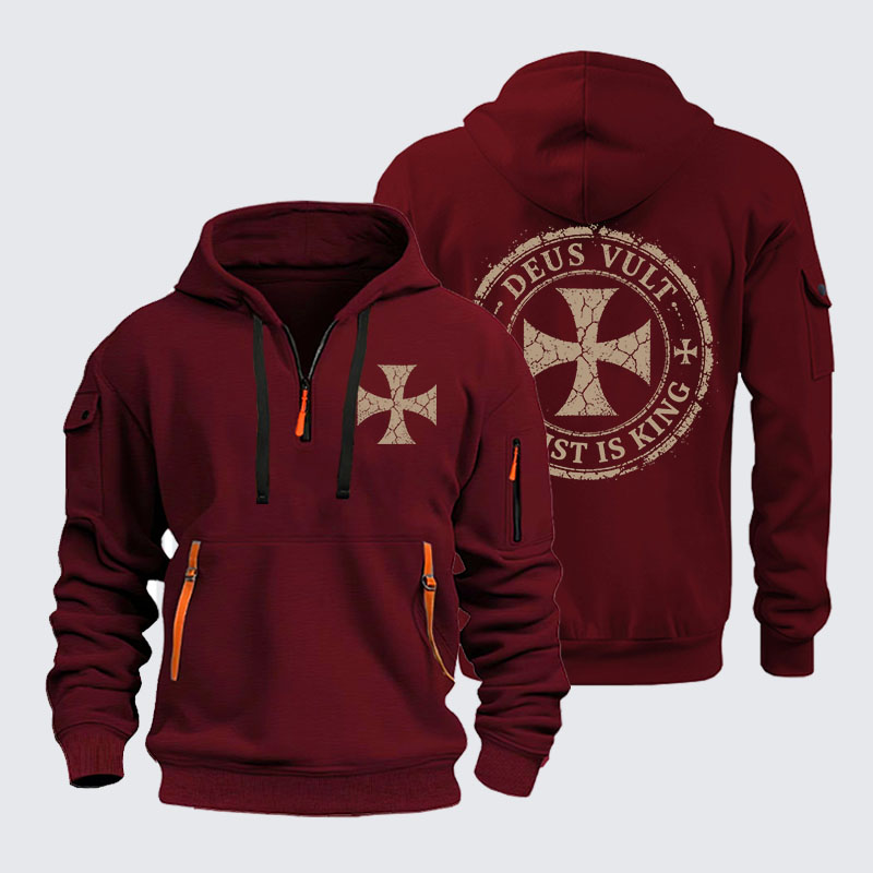 Zipper Hoodies - Deus Vult