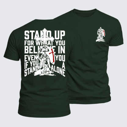 Luxe Mercerized Cotton Tee - Stand Up For What You Believe
