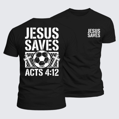 Luxe Mercerized Cotton Tee -  Jesus Saves