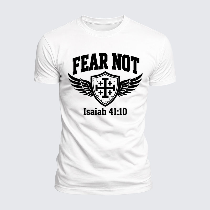 Luxe Mercerized Cotton Tee - Fear Not Isaiah 41:10