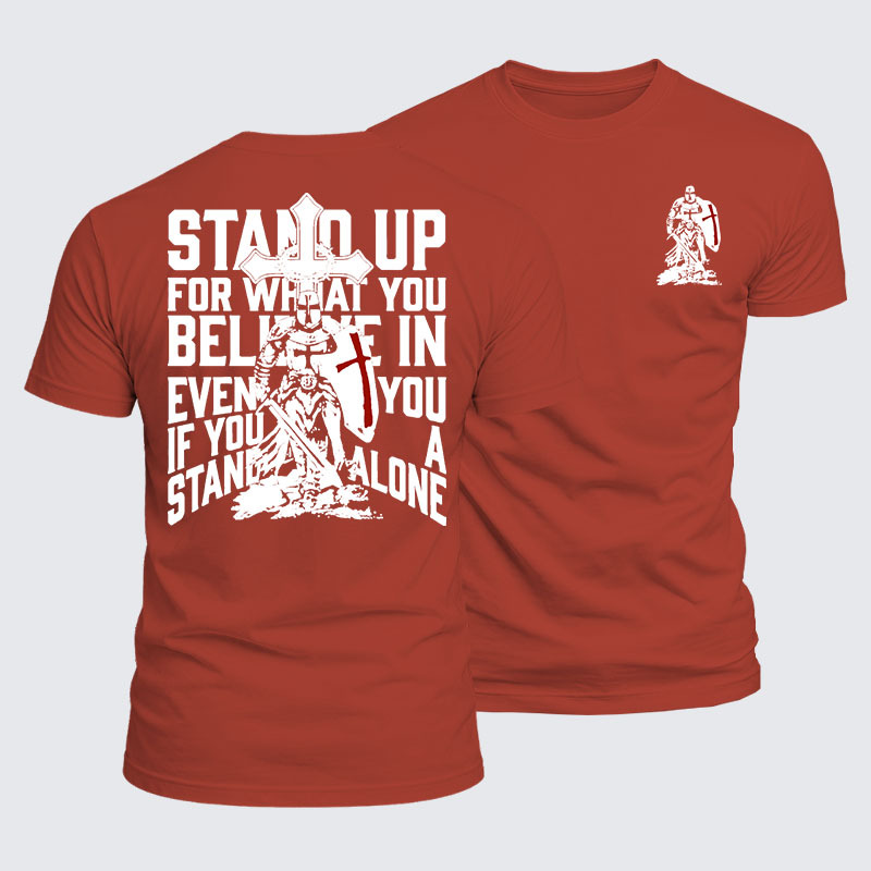 Luxe Mercerized Cotton Tee - Stand Up For What You Believe