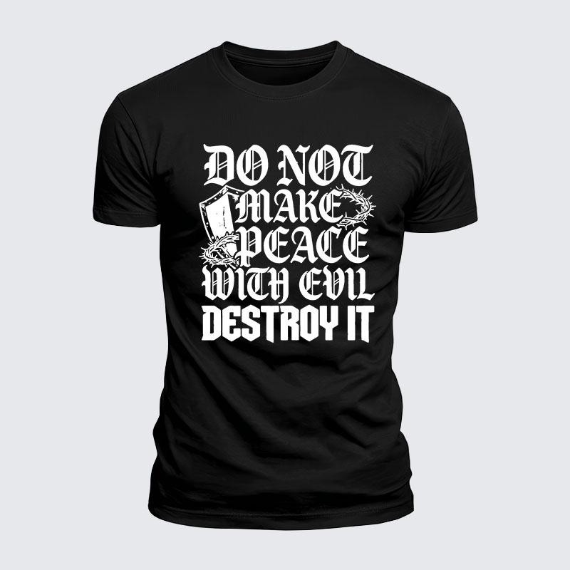 Man Of God Husband Dad Jesus God Christian Cotton T-Shirt