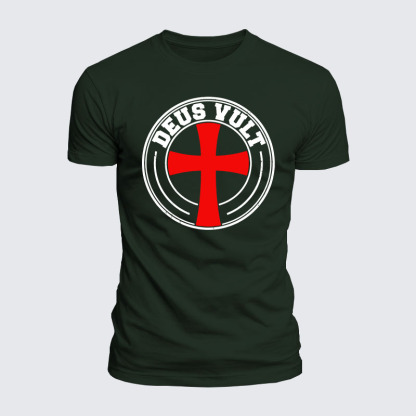 Luxe Mercerized Cotton Tee - Deus Vult