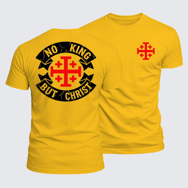 Luxe Mercerized Cotton Tee - No King But Christ