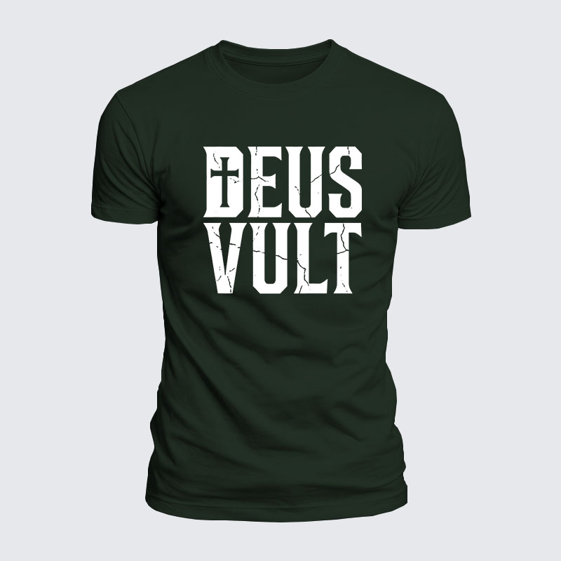 Luxe Mercerized Cotton Tee - Deus Vult 