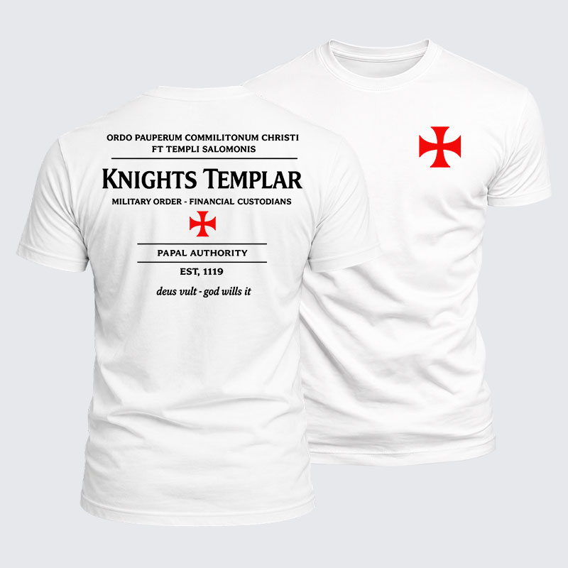Luxe Mercerized Cotton Tee - Knights Templar