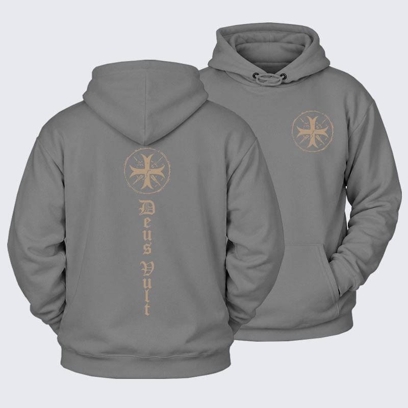 Plush Fleece-Lined Hoodie - Deus Vult