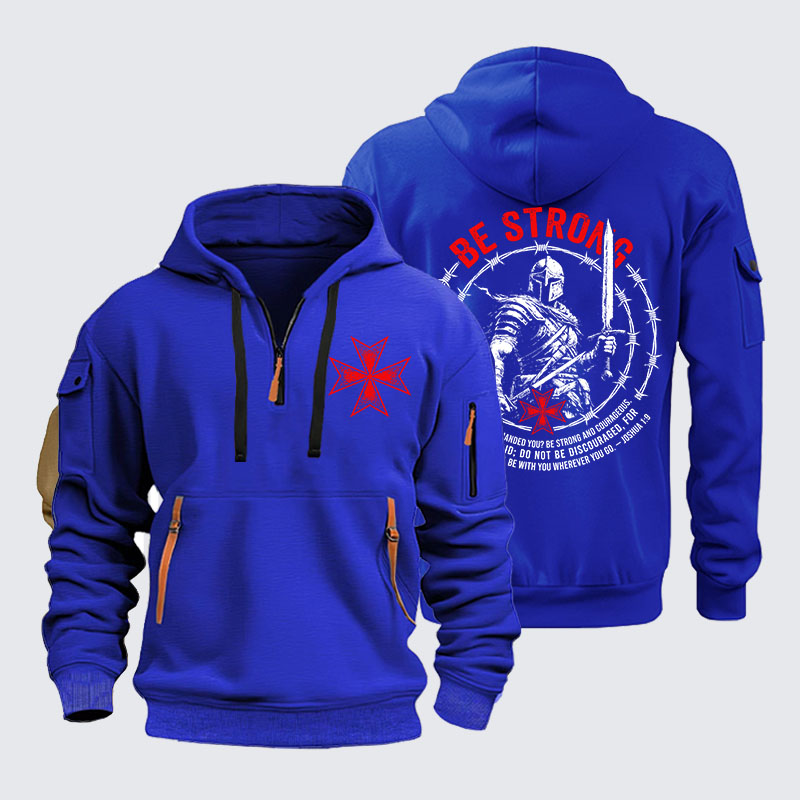Zipper Hoodies - Be Strong And Courageous Joshua 1:9