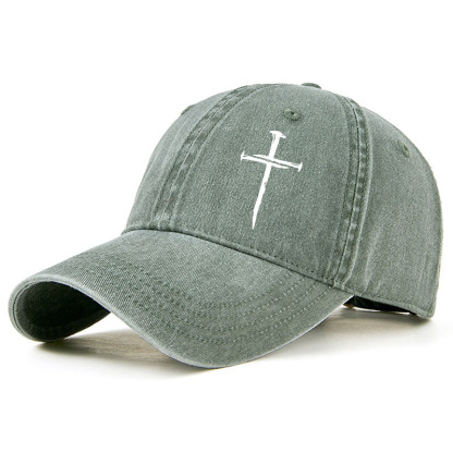 Heritage Washed Cap - Nail Cross