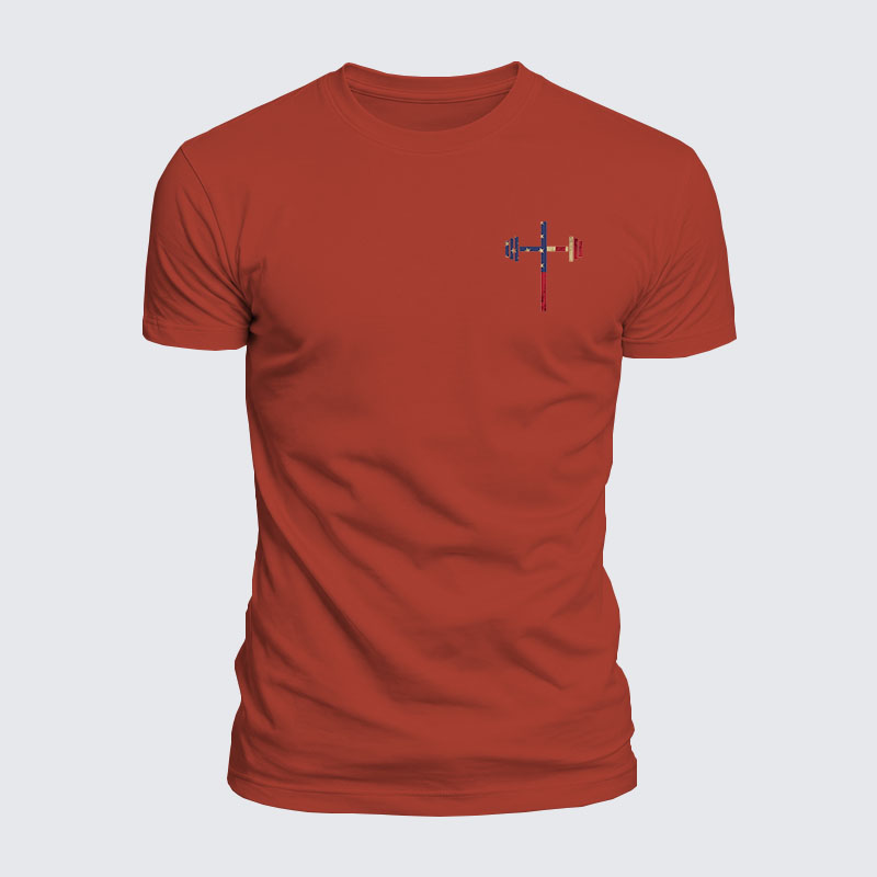 Luxe Mercerized Cotton Tee - God Bless America 