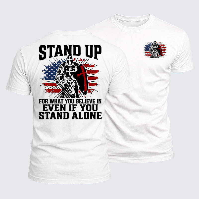 Luxe Mercerized Cotton Tee - Stand Up For What You Believe