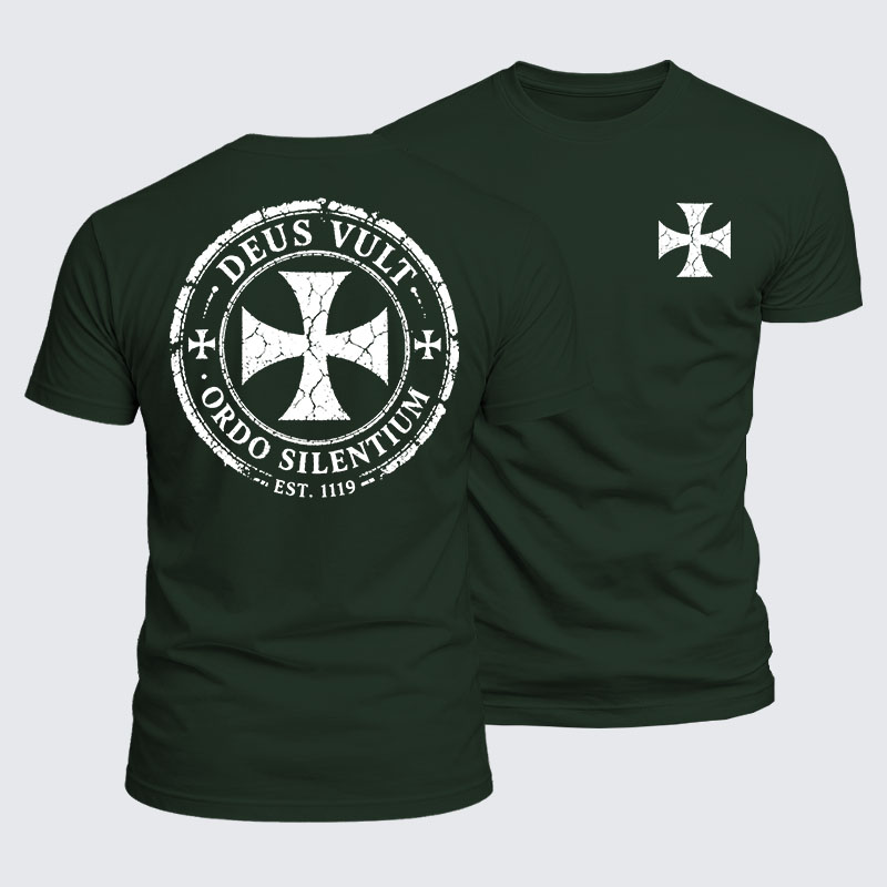 Luxe Mercerized Cotton Tee - Deus Vult