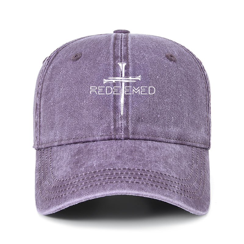 Heritage Washed Cap - Cross Nails Redeemed