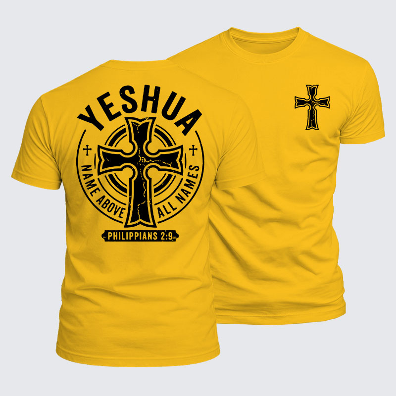 Luxe Mercerized Cotton Tee -  Yeshua Name Above All Names