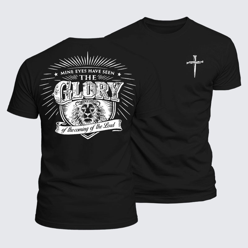 Man Of God Husband Dad Jesus God Christian Cotton T-Shirt