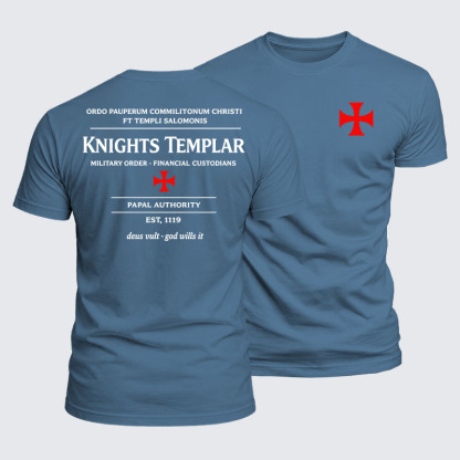 Luxe Mercerized Cotton Tee - Knights Templar