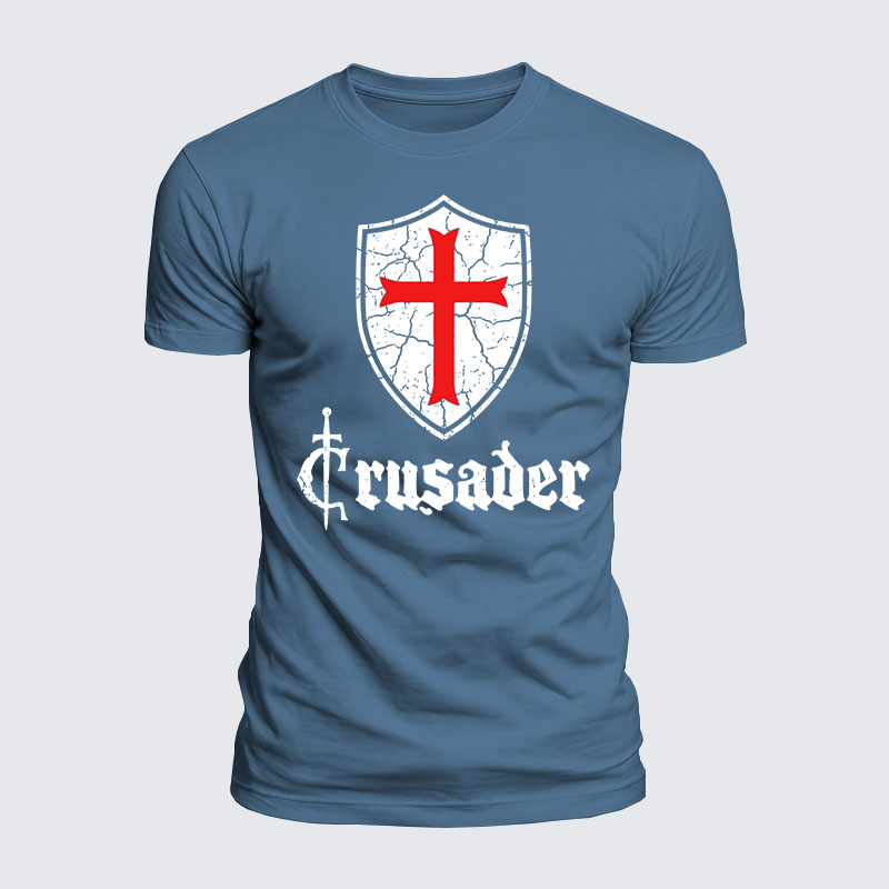 Luxe Mercerized Cotton Tee - Crusader