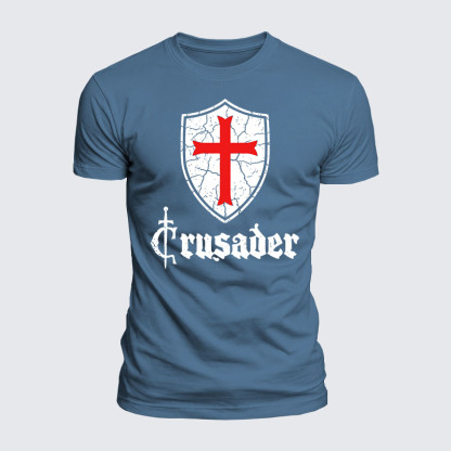 Luxe Mercerized Cotton Tee - Crusader