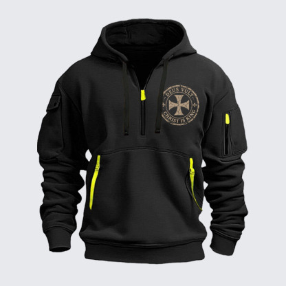 Zipper Hoodies - Deus Vult Christ Is King