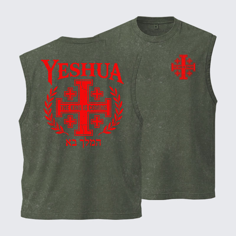 Washed Tank Top - Blessed Cross