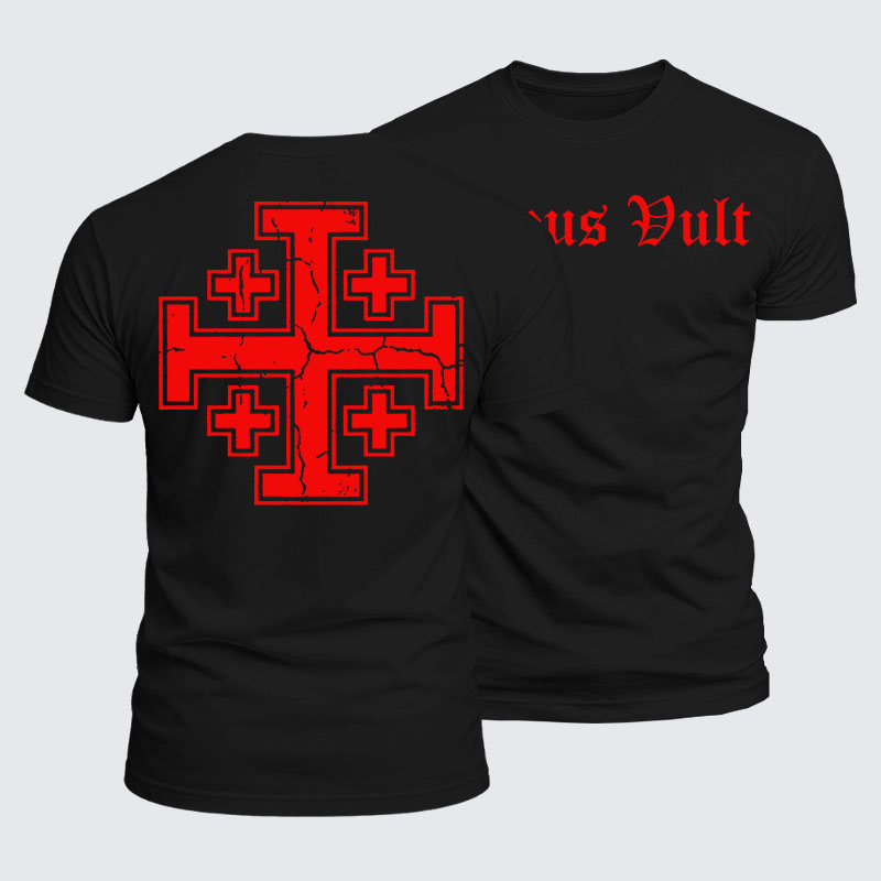 Luxe Mercerized Cotton Tee - Deus Vult