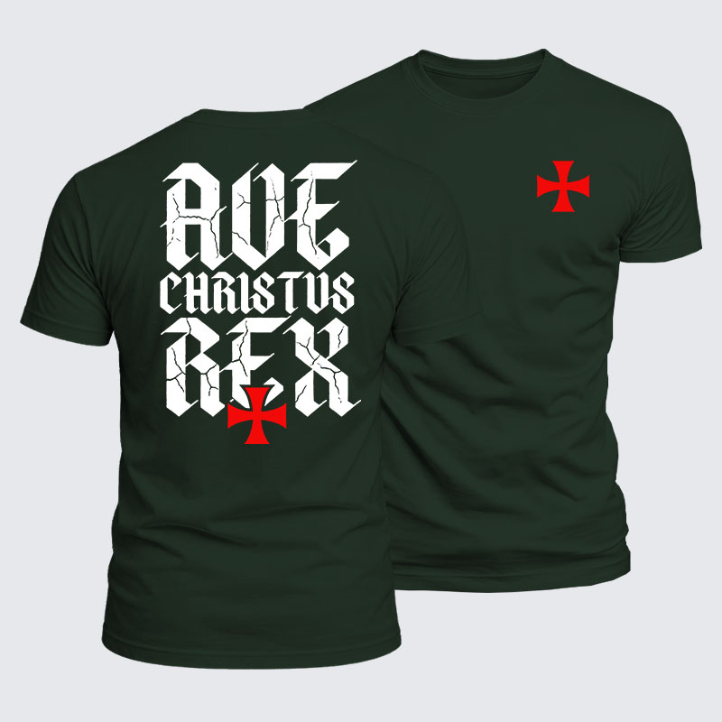 Luxe Mercerized Cotton Tee - Ave Christus Rex