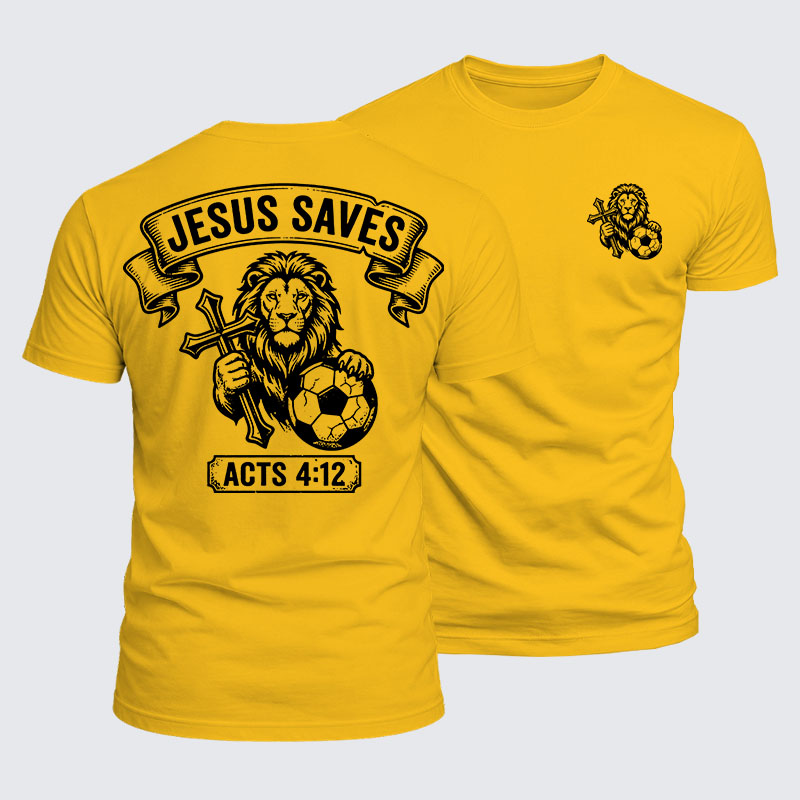 Luxe Mercerized Cotton Tee -  Jesus Saves