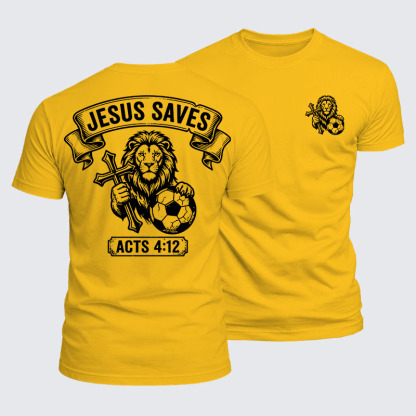 Luxe Mercerized Cotton Tee -  Jesus Saves