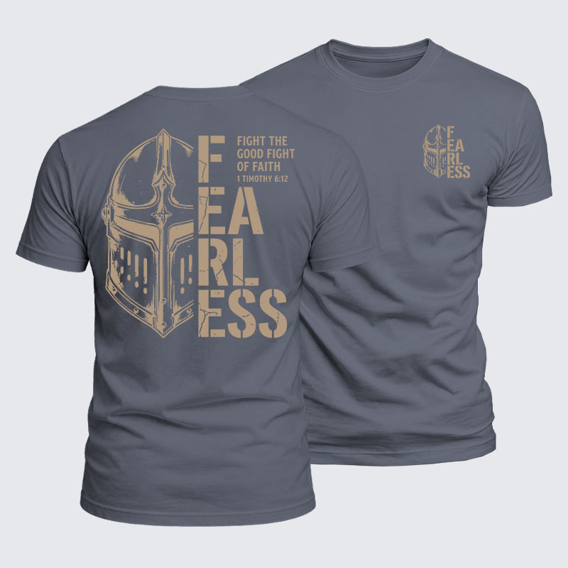 Luxe Mercerized Cotton Tee - Fearless