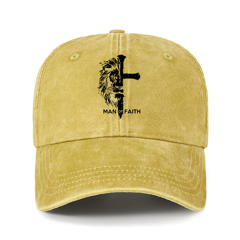Heritage Washed Cap - Man of Faith