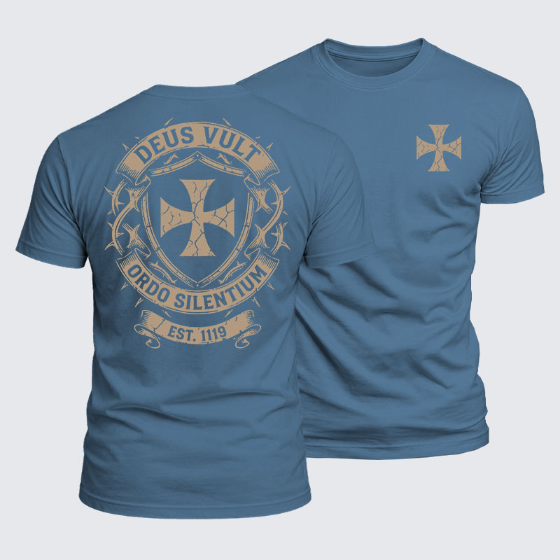 Luxe Mercerized Cotton Tee - Deus Vult
