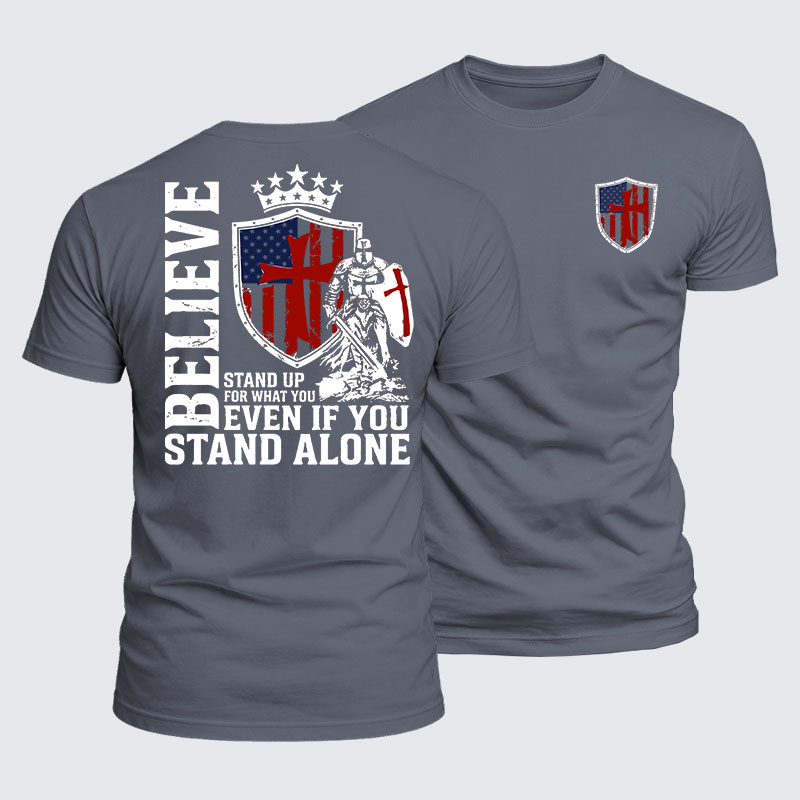 Luxe Mercerized Cotton Tee - Stand Up For What You Believe