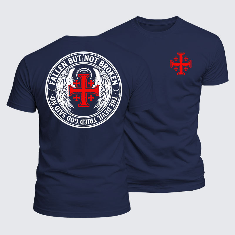 Luxe Mercerized Cotton Tee - Knights Templar Cross